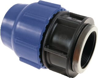 Wavin - FIP Magnum Fitting met 2 aansluitingen Mg Kopp 40X1 1/2" Bid Pn16