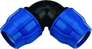 Wavin - FIP Magnum Fitting met 2 aansluitingen schroefko knie 90 110 pn16