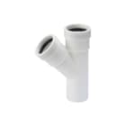 Wavin - Wafix Fitting met 3 aansluitingen Wafx Pp T-St 45Gr 32 3M Wit