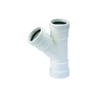 Wavin - Wafix Fitting met 3 aansluitingen Wafx Pp T-St 45Gr 32 3M Wit