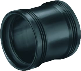 Wavin - Wafix Fitting met 2 aansluitingen Wafx Pp Steekmof 40 Zwart