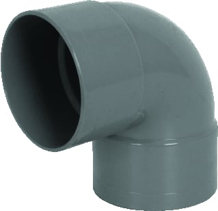 Wavin - Fitting met 2 aansluitingen L-Bocht Kort 90 Gr 110 2Xm