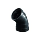 Wavin - Wafix Fitting met 2 aansluitingen Wafx Pp Bocht 45Gr 32 M/M Zwrt