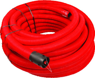 Wavin - Mantelflex Kabelbuis voor ondergronds Pe Mantelbuis Rd 125 Ro50