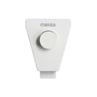 Wisa - 500 Drukknop opbouwspoelreservoir Druktoets W500 Oud Wit