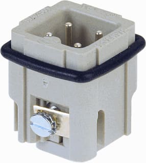 Harting - HAN A Contactblok v rechthoekige connect. Sticontdr Han A3 P+A Xd