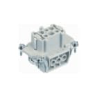 Harting - HAN E Contactblok v rechthoekige connect. Buscontdr 6P+A