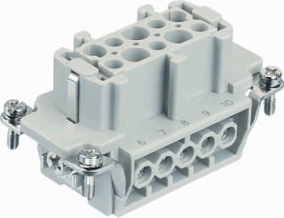 Harting - HAN E Contactblok v rechthoekige connect. Buscontdr Han E10P+A