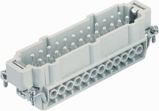 Harting - HAN E Contactblok v rechthoekige connect. Sticontdr Han E24P+A