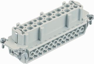 Harting - HAN E Contactblok v rechthoekige connect. Buscontdr Han E24P+A