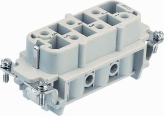 Harting - HAN Hsb Contactblok v rechthoekige connect. Buscontdr Han Hsb6P+A