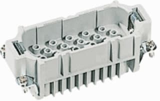 Harting - HAN D Contactblok v rechthoekige connect. Sticontdr Han D40P+A Z.C