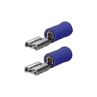 AMP - INSULATED TERMINALS AND SPLICES PIDG TERMINALS AND SPLICES Aderdoorverbinder rond/vlak fast bl  9-160477-2  ds100