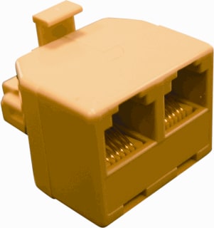 Radiall - RDC Modulaire koppeling T-Adapter Rj45 M/F/F 1-8