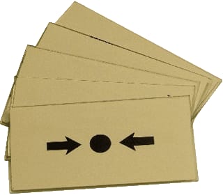 KAC (ADT) - KAC WR,WB,WG Breekglas handmelder Handm Tyco Ruitje Verv Se5
