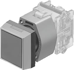 EAO - Serie 04 Drukknop frontelement drkknp vierk helder houd