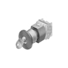 EAO - Serie 04 Voet-/slagdrukknop frontelement Nood Uit Knop Rood