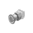 EAO - Serie 04 Voet-/slagdrukknop frontelement Nood Uit Knop Rood