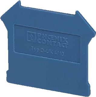 Phoenix Contact - D-UK Eindplaat rijgklem Eindplaat D-Uk4/10Bu