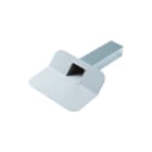 Anjo - Dakafvoertrechter zij-uitlaat Alu Kiezelbak 60X80 Pvc