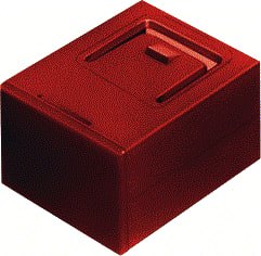 EAO - Serie 02 Lens drukknop/signaallamp lens rood