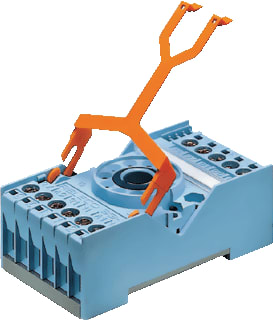 Comat Releco - Relaisvoet Aanslvoet S3-B Blauw 11P