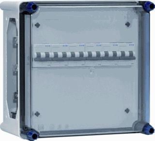 Eaton - Halyester GLN 44.. Groepenkast, geassembleerd Gln4406