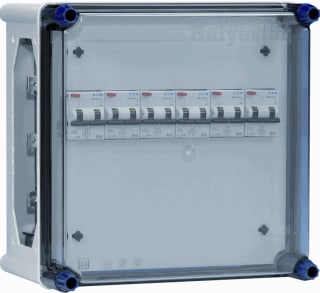 Eaton - Halyester GLNE 44.. Groepenkast, geassembleerd Glne4406