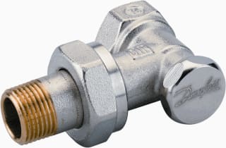 Danfoss - RLV-S Radiatorvoetventiel Voetv 1/2 Ha Z/Aft Instb