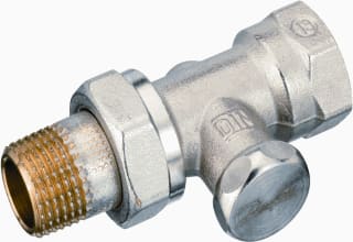 Danfoss - RLV-S Radiatorvoetventiel Voetv 1/2 Re Z/Aft Instb