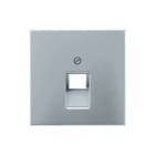 Jung - Aluminium/Edelstaal/Chroom Inzetplaat schakelmateriaal Inzetpl 1X Mj Aluminium