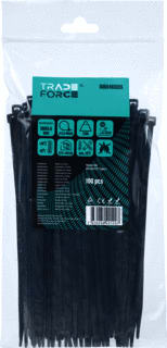 TRADEFORCE - Kabelbundelband Cab.Tie 200X4,6 Zw Zk100