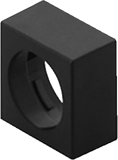 EAO - Serie 61 Drukknop frontrand Frontraam 18X18Mm V Slot