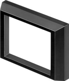 EAO - Serie 03 Drukknop frontrand Frontraam Zwart Rondom