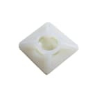 TRADEFORCE - Bev.sokkel/element v kabelbinder PLAKZADEL 28X28 NAT ZK100