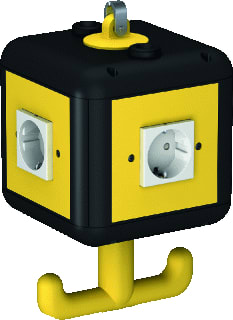 OBO - CEE-contactdoos combinatie Voed.Eenh 4X Schuko