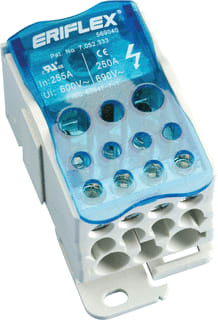 NVent ERIFLEX - Distributie-klemmenblok VERDEELBL UD 250A 1P