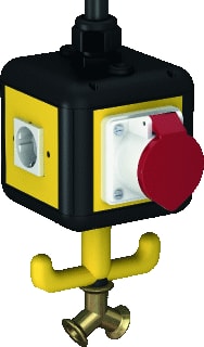 OBO - CEE-contactdoos combinatie Voed Eenh. 1X16A5P400V