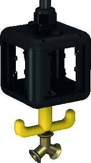 OBO - CEE-contactdoos combinatie Voeding Ip20 Lucht Pa Zw