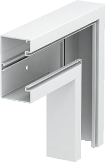 OBO - Rapid 80 Verticaal hoekstuk wandgoot Hoek Plat 70X130 6274520