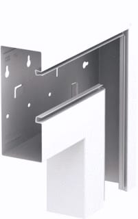 OBO - Rapid 80 Verticaal hoekstuk wandgoot Vlak Hoek Wandgoot 70X170