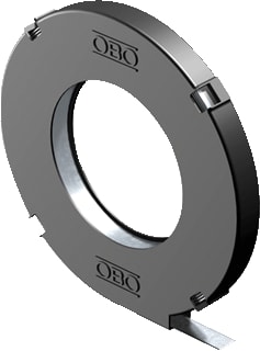 OBO - 927 Aardingsband geconfectioneerd Aardband Rvs Ro40