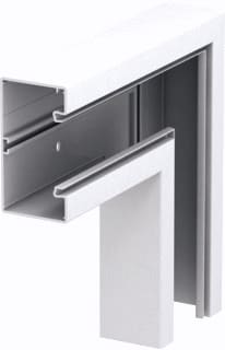 OBO - Rapid 80 Verticaal hoekstuk wandgoot 6274521