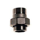 RBM - 72 Fitting met 2 aansluitingen 3-Delige/Kopp 1" Bu Recht