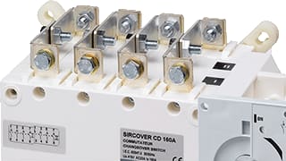 Socomec - SIRCOVER Toeb./onderd. laagsp.-schakeltechn. Koppelbaar 1P/250A