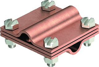 OBO - Verbinder voor bliksembeveiliging KRUIS RD8-10 CU
