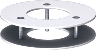 OBO - ISS Toebeh./onderdelen v aansluitzuil Plafondkap 100X3Mm