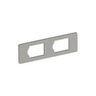 OBO - Montagedoos leidingwegen MONTPL+2XGAT B77X24X1,5RVS