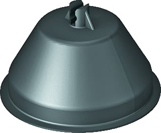 OBO - 165 Dakleidinghouder bliksembeveiliging Leidingh. Rd8 Platdak Leeg