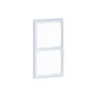 Honeywell Peha - Standaard Inline Afdekraam schakelmateriaal Afdkrm 2V Wt 80.572.02